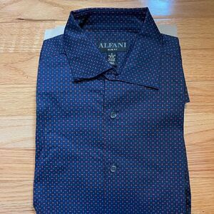NWT ALFANI
Men's Mini Medallion Print Shirt size S